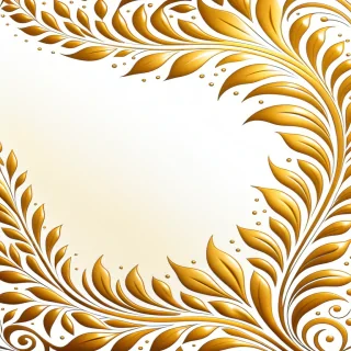 golden white background