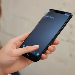 person holding phone