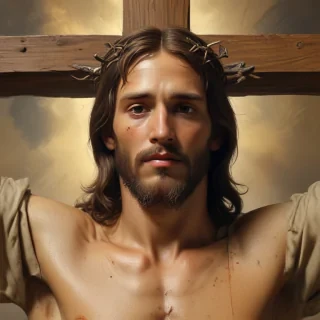 picture of jesus on cross