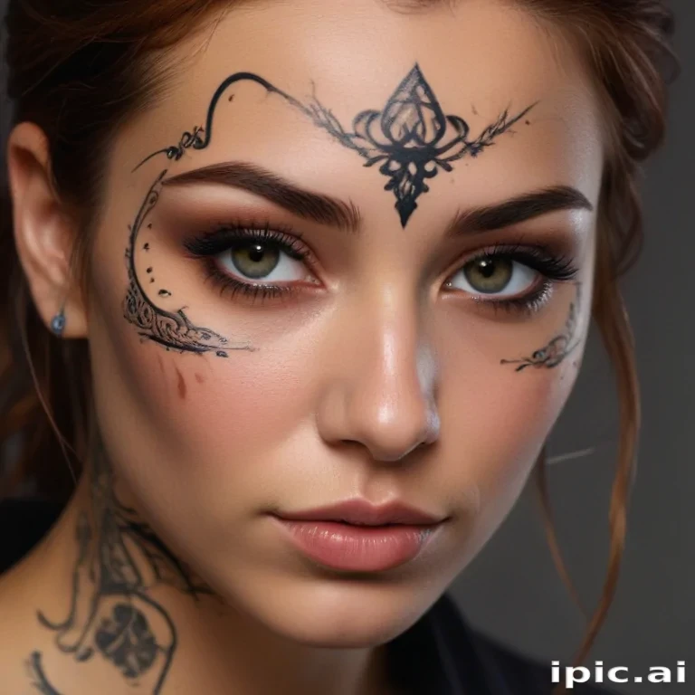 face tattoo png