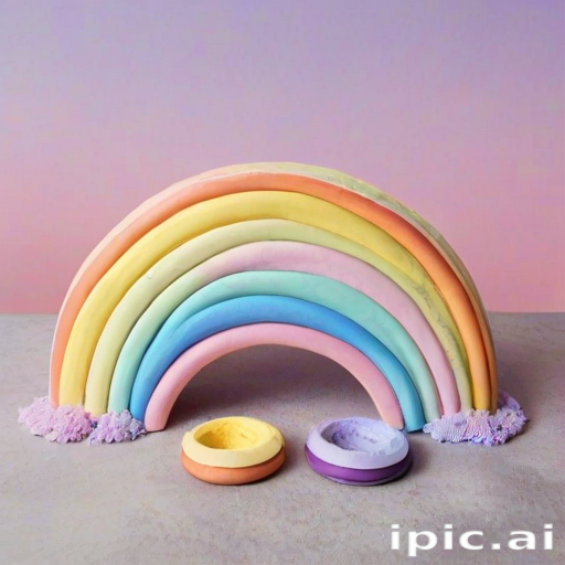 pastel rainbow