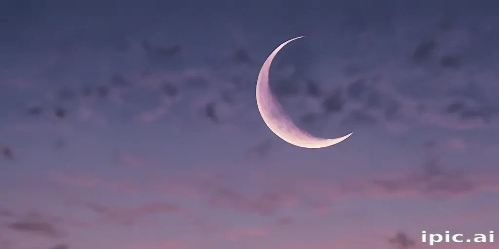 aesthetic crescent moon