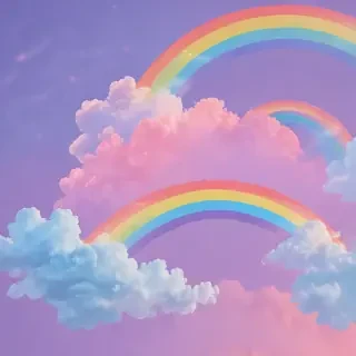aesthetic rainbow wallpaper