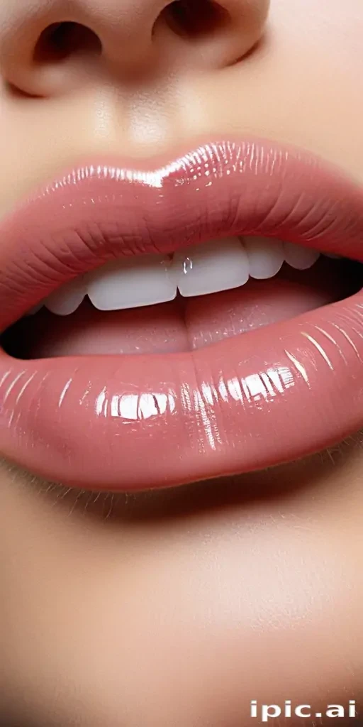 transparent lips