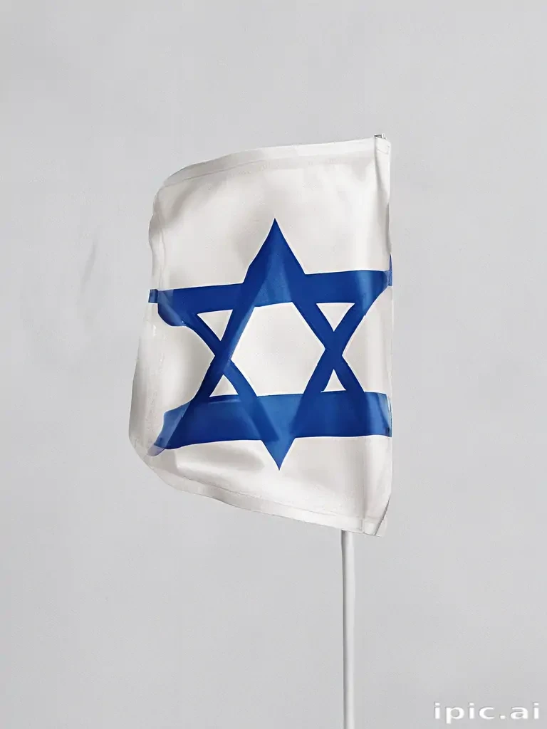 transparent israel flag