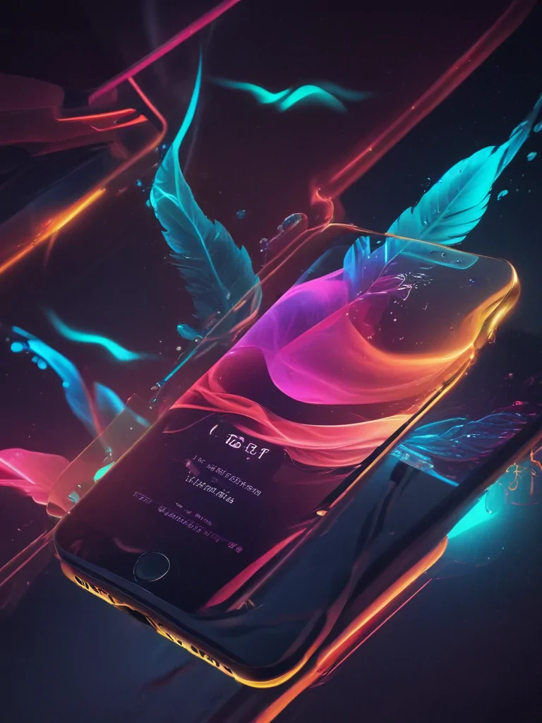 neon backgrounds for iphone
