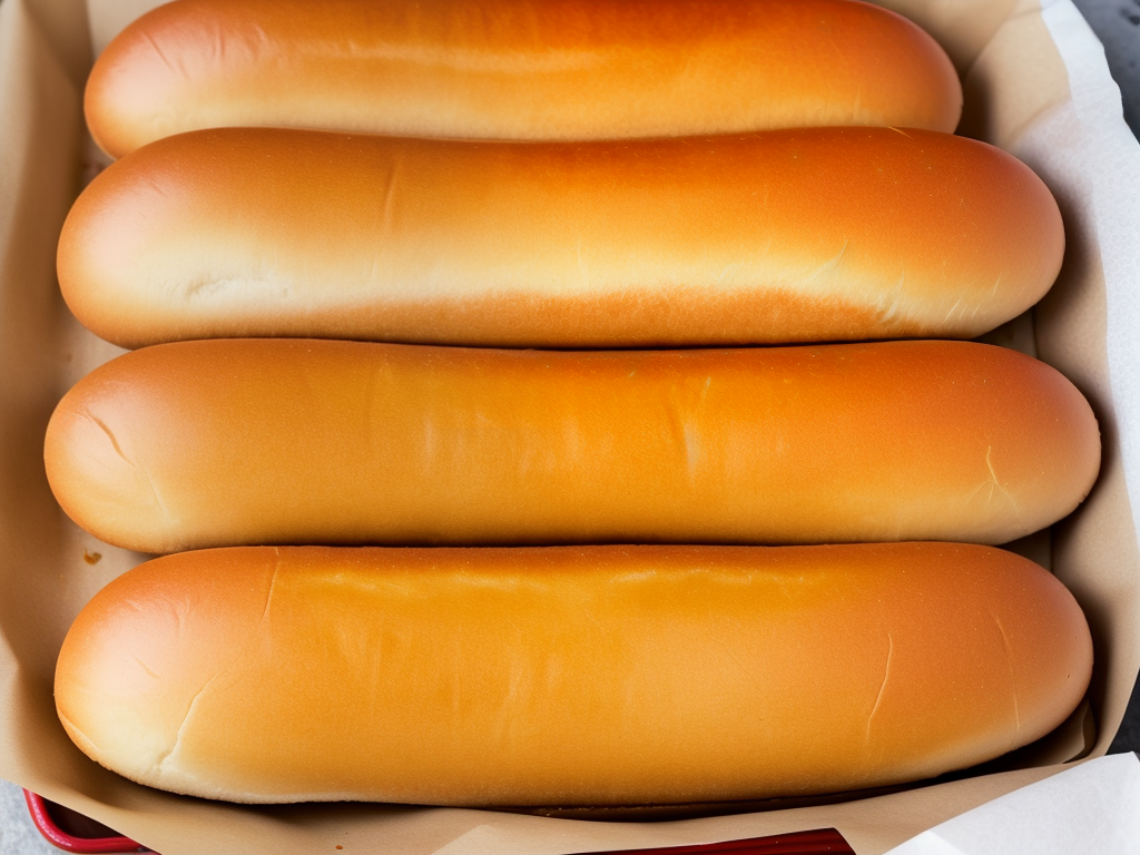 foot long hot dog buns