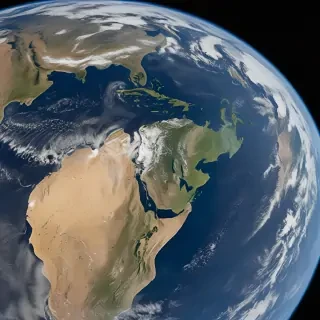 earth from space