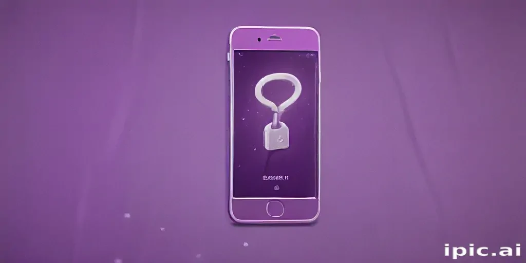purple lock screen