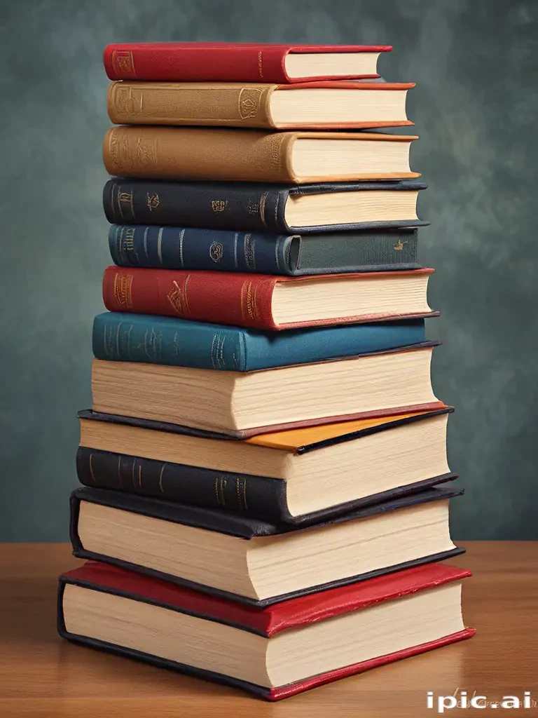 stacked books clip art