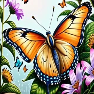 butterfly pic to draw