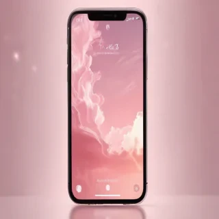 light pink phone wallpaper