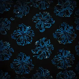 black background blue