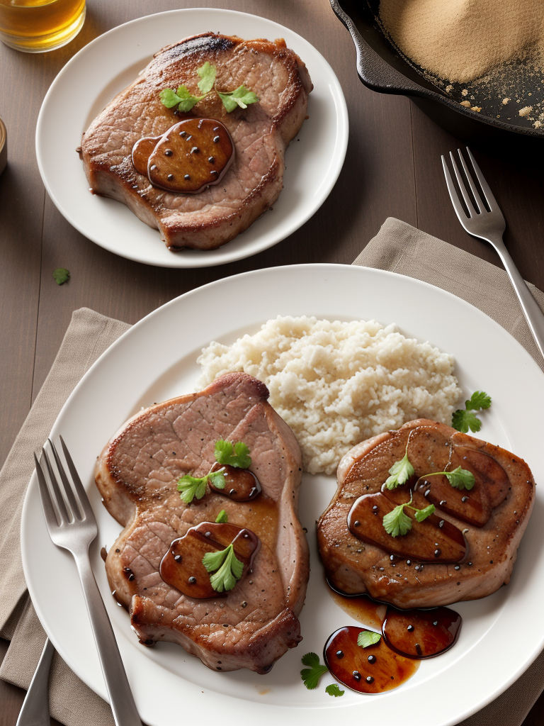 3-ingredient brown sugar pork chops