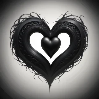 black heart images