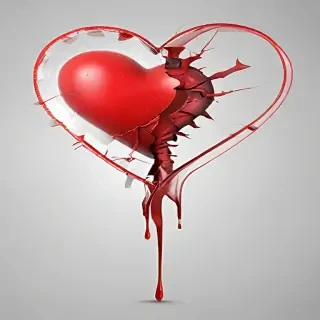 broken heart transparent