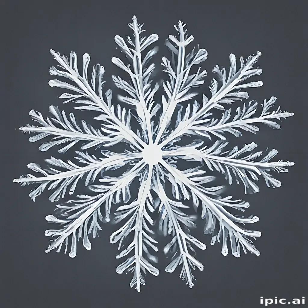 snowflake clipart free