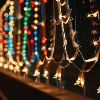 christmas lights iphone wallpaper