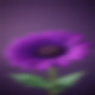 purple flower iphone wallpaper