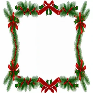christmas clip art frames