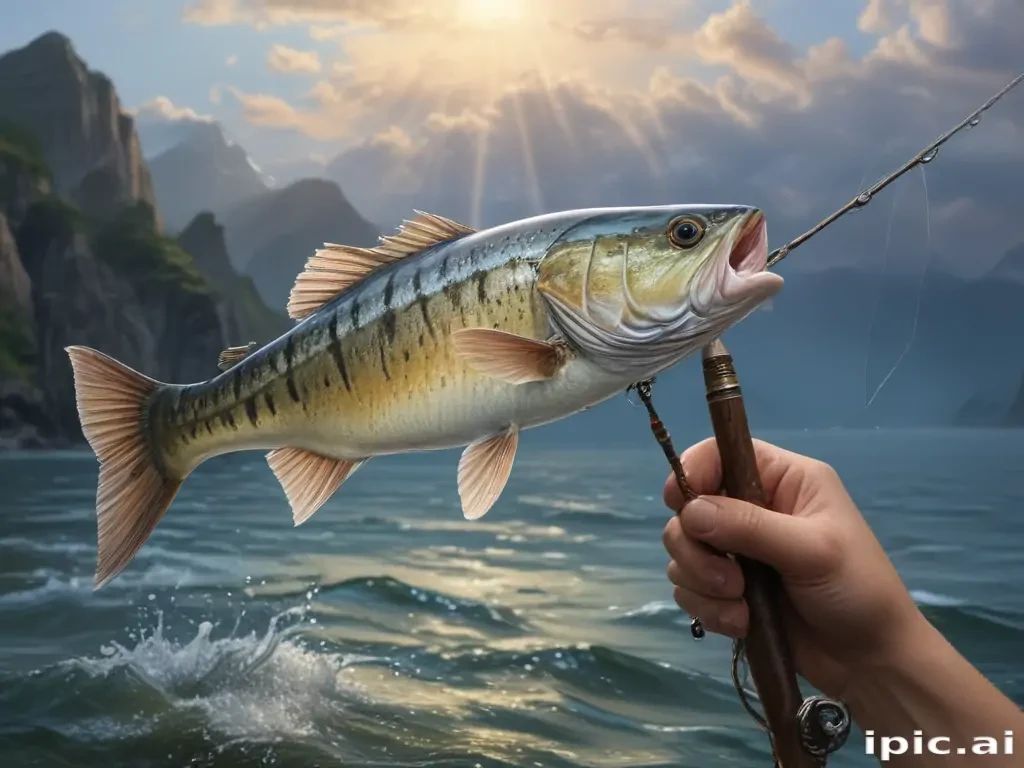 rod in fishing