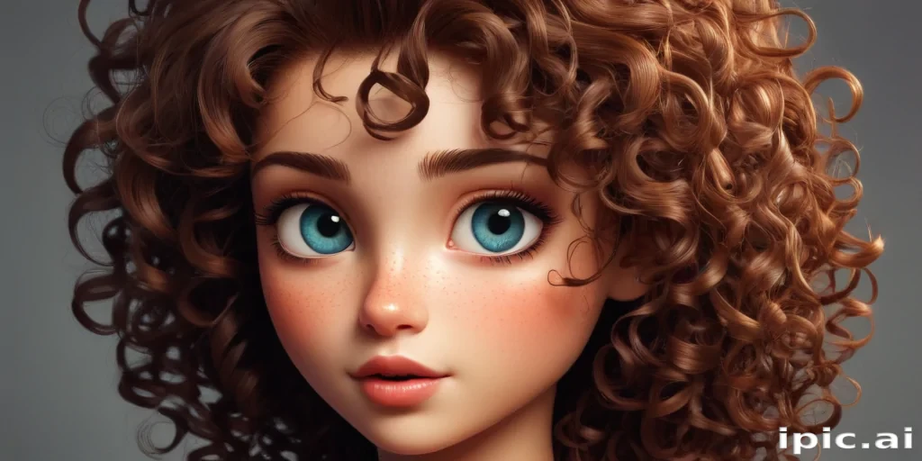 cartoon characters with curly hair