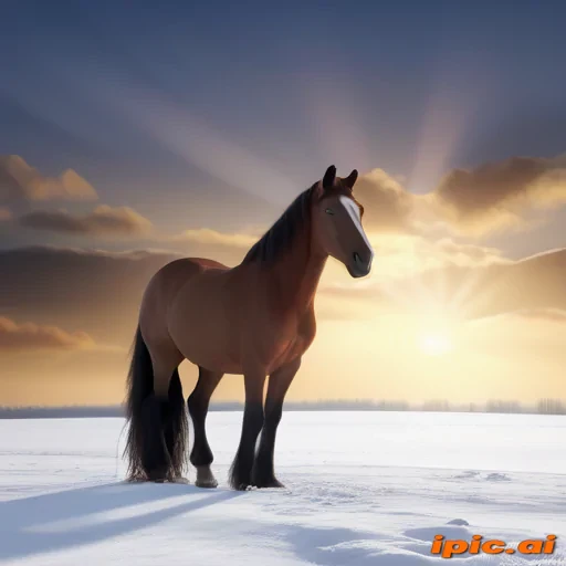 pictures of christmas horses