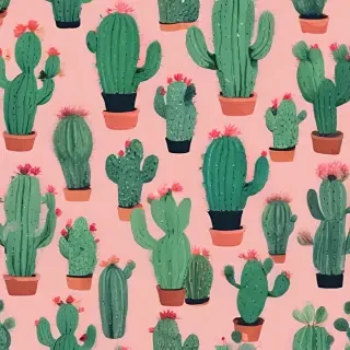 aesthetic cactus wallpaper