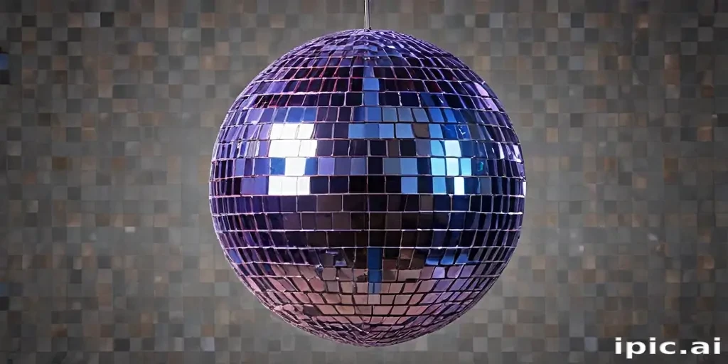 transparent background disco ball png