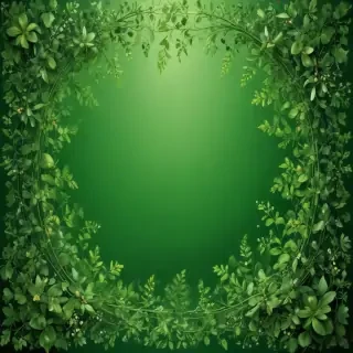 green background