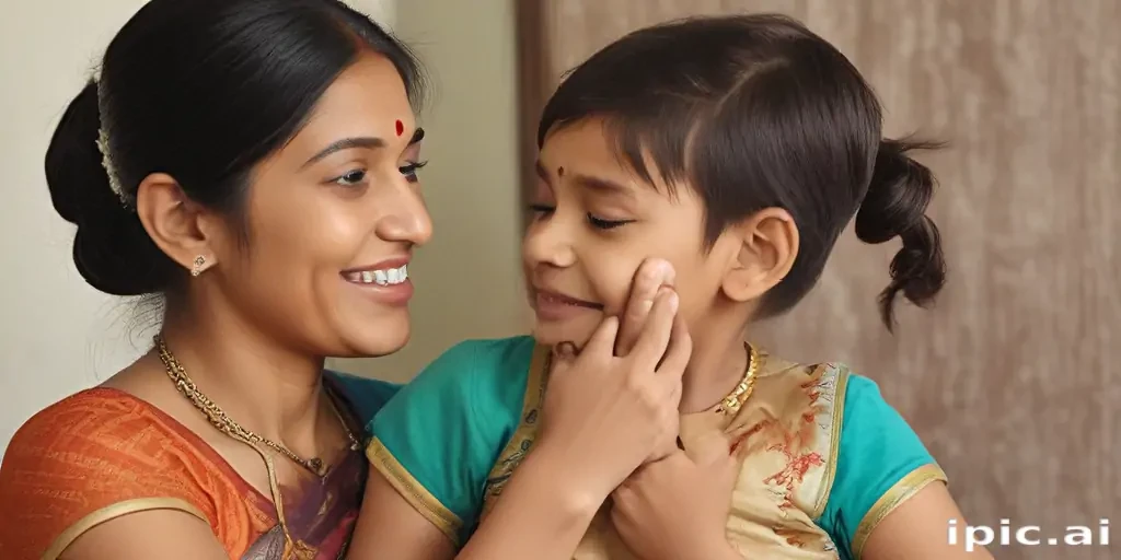 indian mom and son