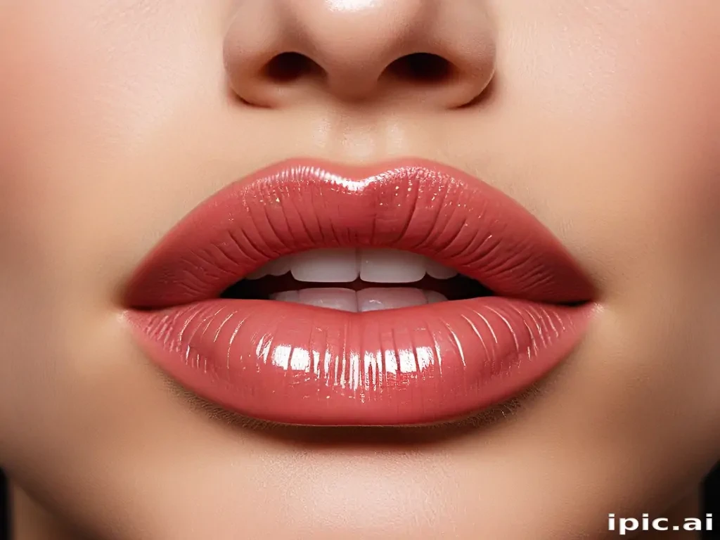 glossy lips png