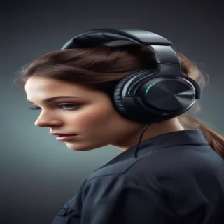 headphones background