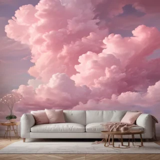 pink cloud wallpaper