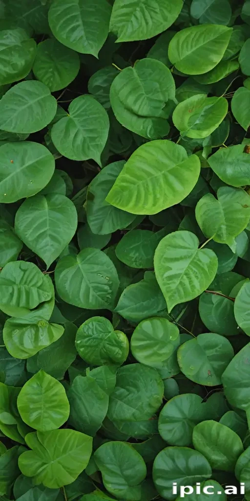 background green leaves