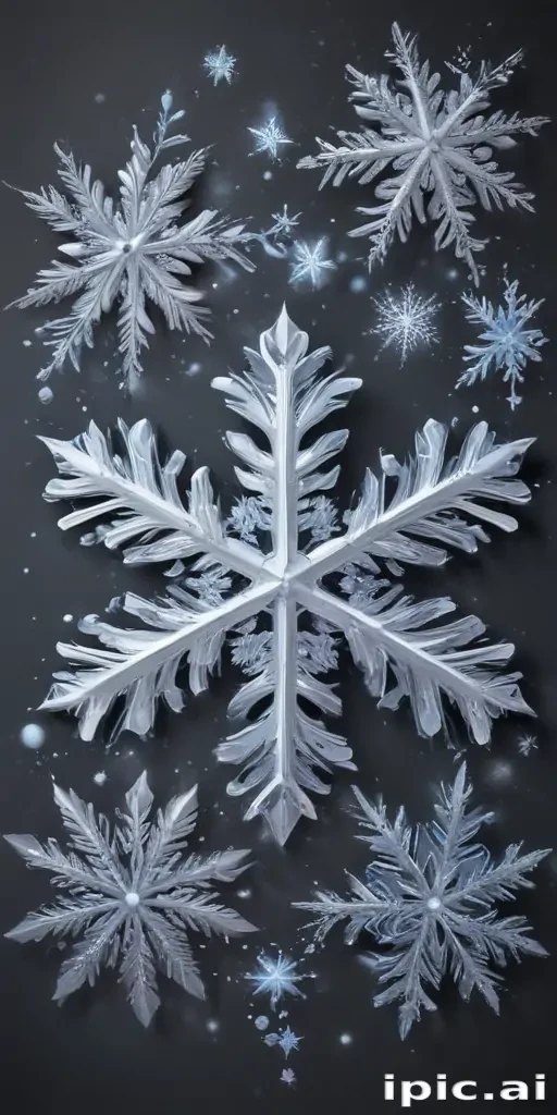 snowflake clipart free