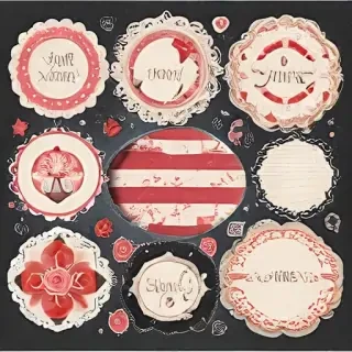 scrapbook stickers png