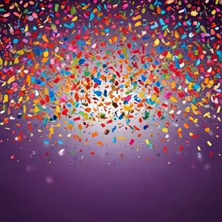 confetti vector
