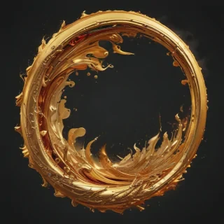gold lines png
