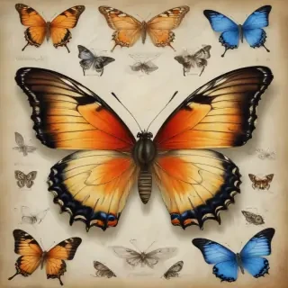 pictures of butterflies to draw