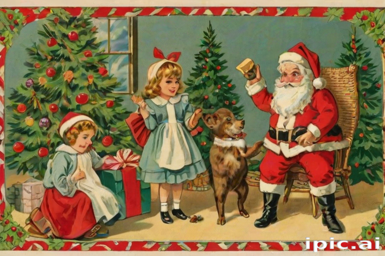 free printable vintage christmas pictures