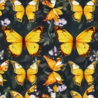 yellow butterfly