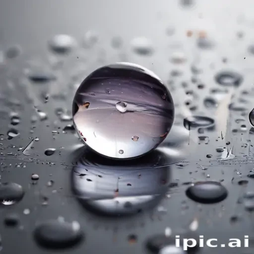 water droplets transparent