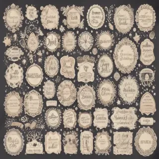 scrapbook stickers png