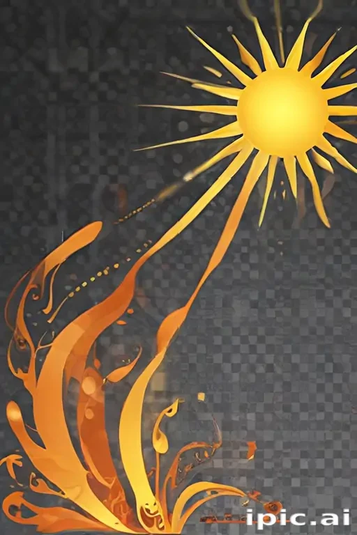 sun clip art transparent background