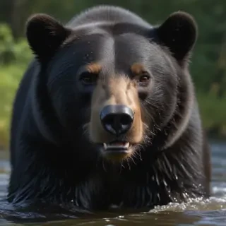 black bear png