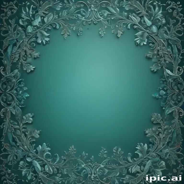 plain teal background