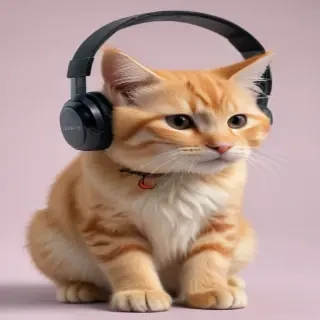 cat headphones png