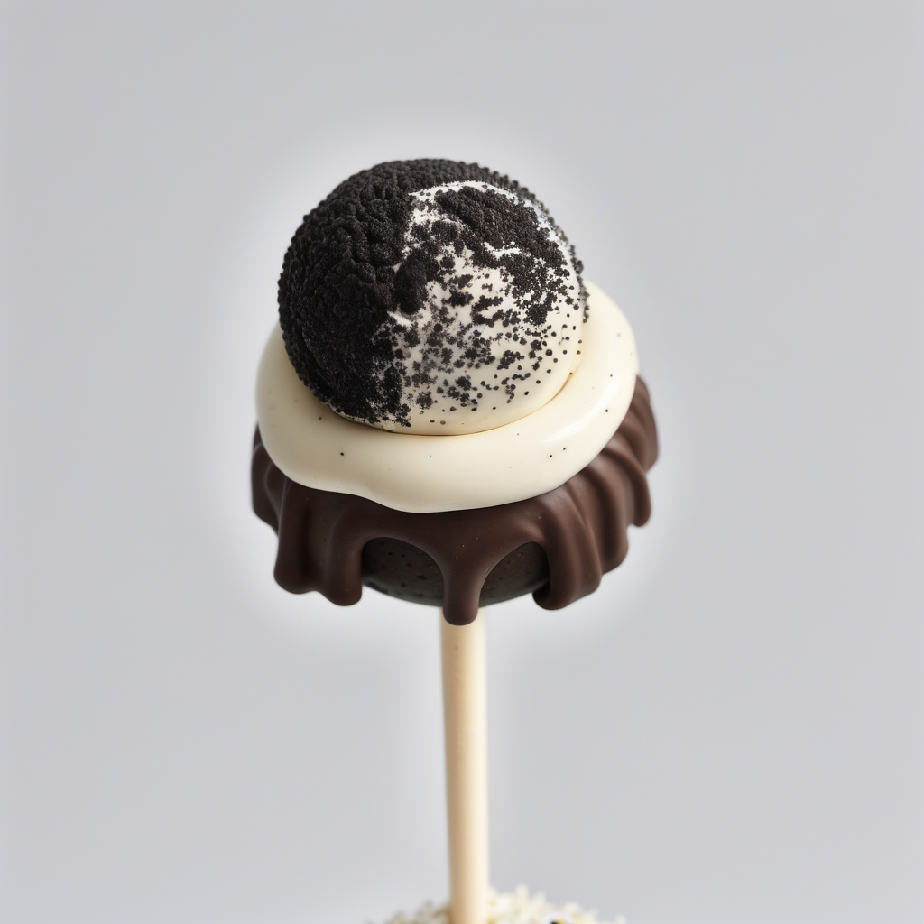 cookies and cream cake pop