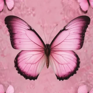 cute pink butterfly wallpaper
